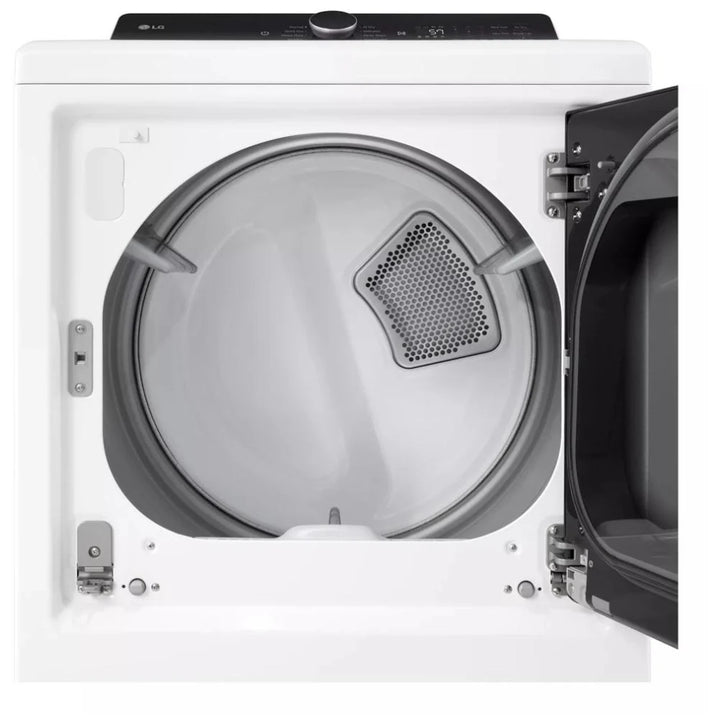 LG DLE8400WE Electric Dryer, 7.3 cu. ft. Dryer Capacity, 8 Dry Cycles, 5 Temperature Settings, Vented, Wifi Enabled, Alpine White colour