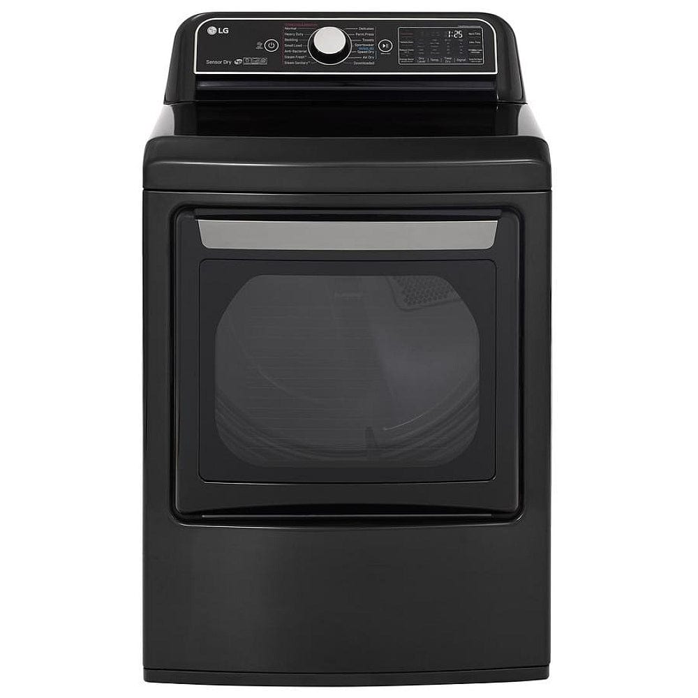 7.3 cu.ft. TurboSteam™ Dryer with EasyLoad™ Dual-opening Door (LG DLEX7900BE)