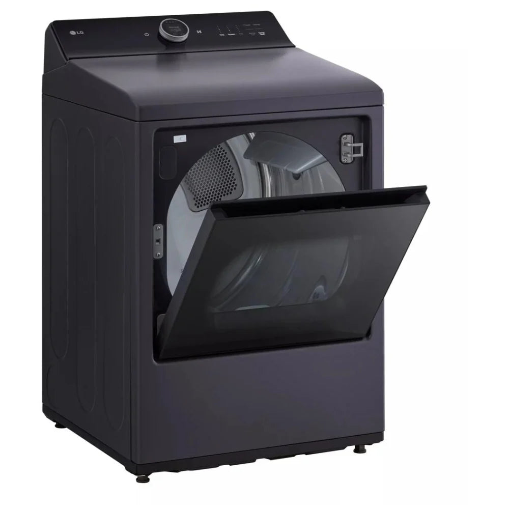 LG DLEX8600BE Electric Dryer, 7.3 cu. ft. Dryer Capacity, 24 Dry Cycles, Steam Clean, 5 Temperature Settings, Vented, Wifi Enabled, Matte Black colour