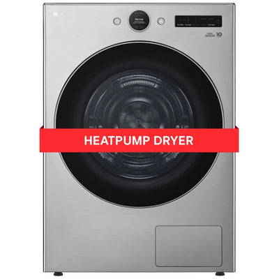 LG DLHC5502V Electric Dryer, 7.8 cu. ft. Dryer Capacity, 23 Dry Cycles, 2 Temperature Settings, Ventless - Heat Pump, Stackable, Wifi Enabled, Graphite Steel colour
