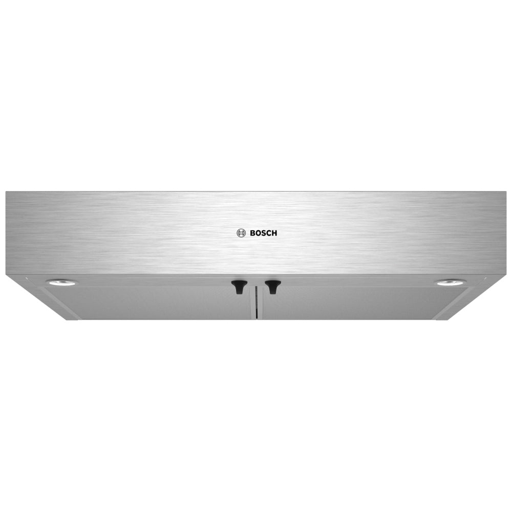 Bosch 300 Series DUH30253UC Under-Cabinet Range Hood, 30 inch Width, 300 CFM, 3-Speed, Stainless Steel