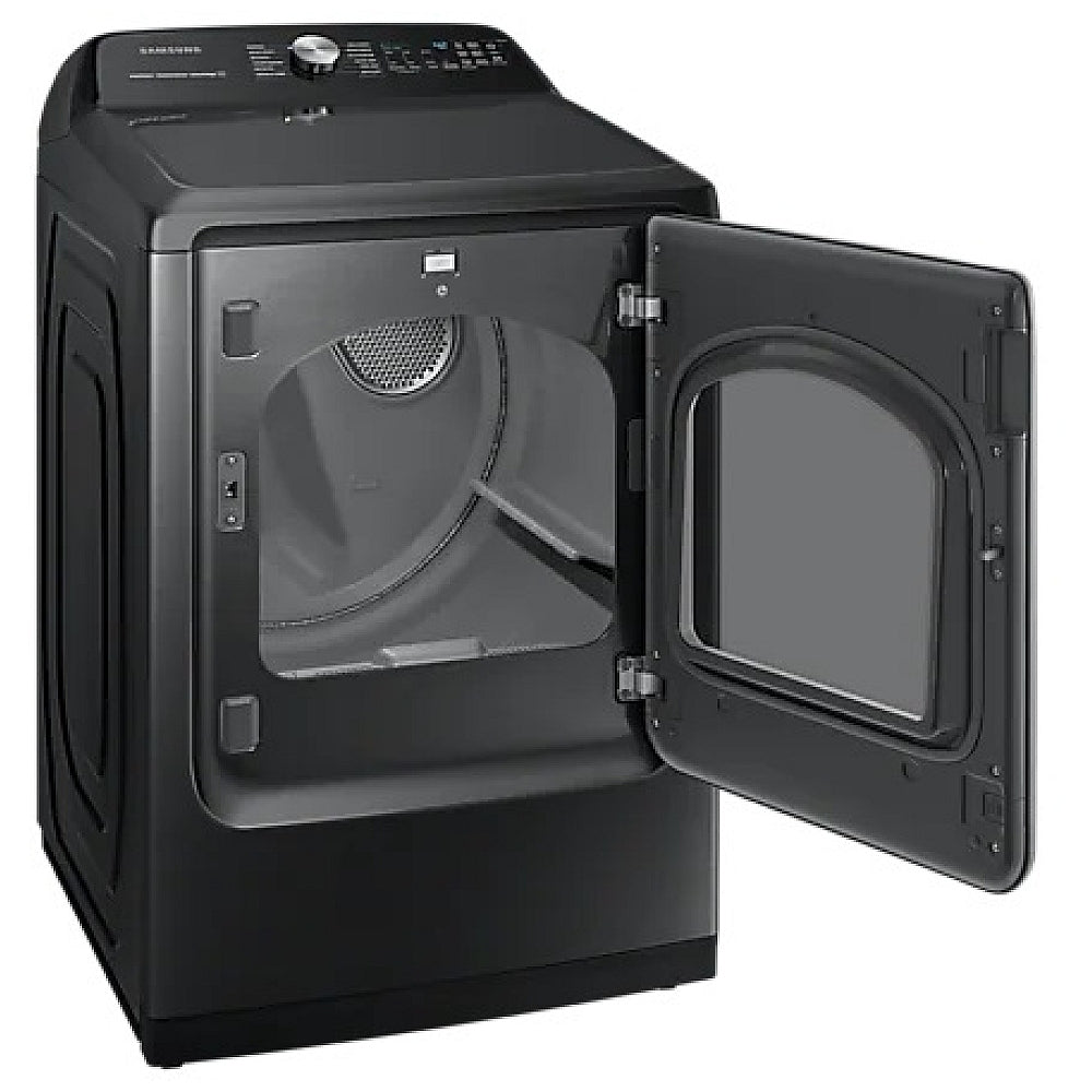 Samsung DVE50A5405V - DVE50A5405V/AC Dryer, Vented, 12 Dry Cycles, Steam Clean, 5 Temperature Settings, Wifi Enabled, Black Stainless Steel colour