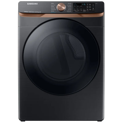 Samsung DVE50BG8300VAC Electric Dryer, 7.5 cu. ft. Dryer Capacity, 12 Dry Cycles, Steam Clean, 5 Temperature Settings, Vented, Stackable, Wifi Enabled, Black colour