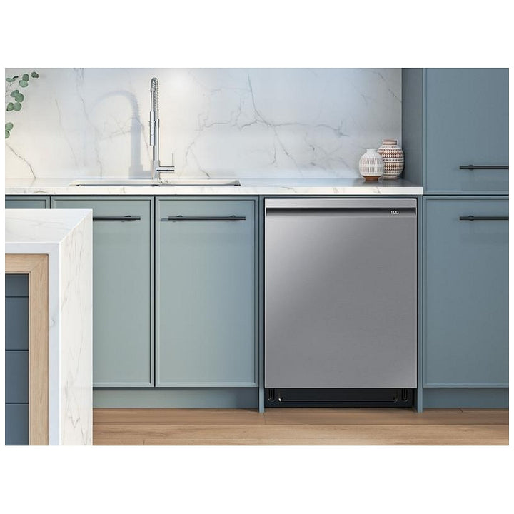 Samsung Bespoke DW80B7070US Dishwasher, 24 inch Exterior Width, 42 dB Decibel Level, Fully Integrated, Stainless Interior, 7 Wash Cycles, 15 Capacity