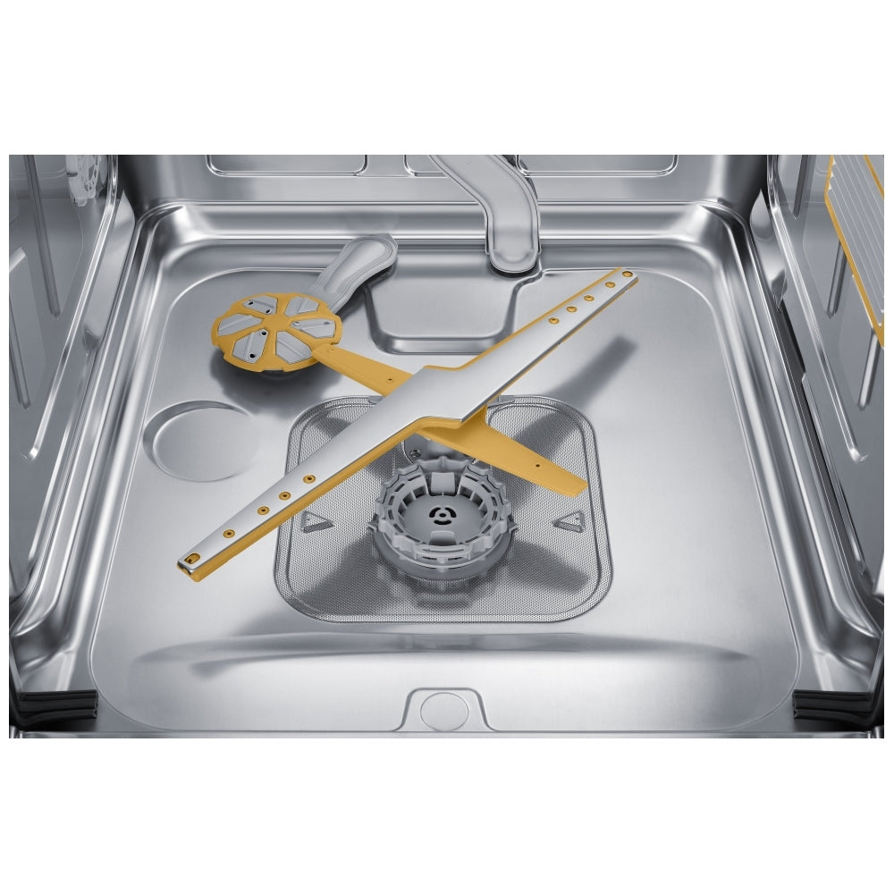 Samsung Bespoke DW80B7070US Dishwasher, 24 inch Exterior Width, 42 dB Decibel Level, Fully Integrated, Stainless Interior, 7 Wash Cycles, 15 Capacity