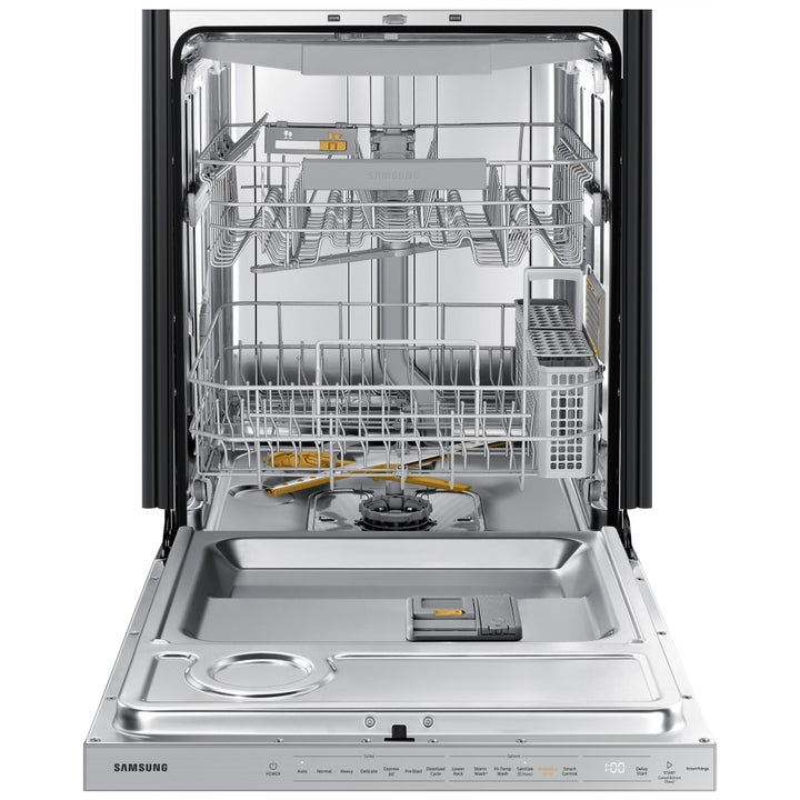 Samsung Bespoke DW80B7070US Dishwasher, 24 inch Exterior Width, 42 dB Decibel Level, Fully Integrated, Stainless Interior, 7 Wash Cycles, 15 Capacity