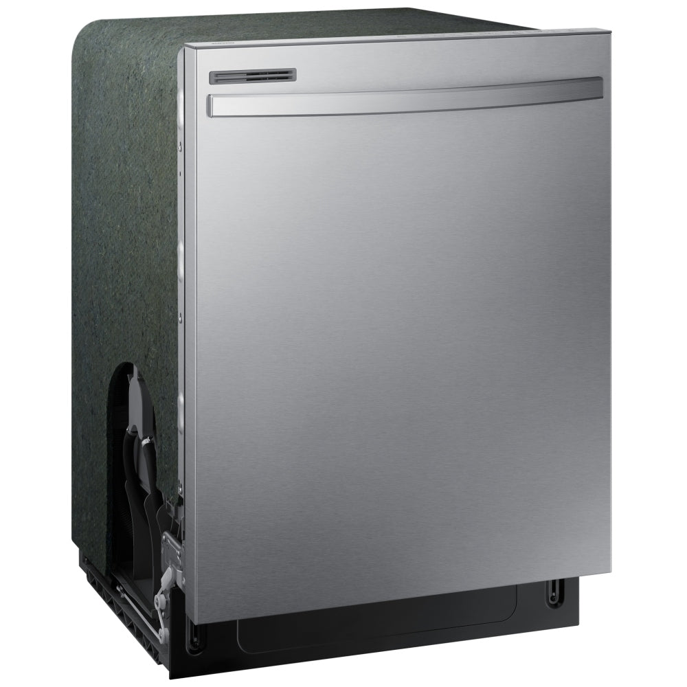 Samsung DW80CG4021SRAA Dishwasher, 24 inch Exterior Width, 53 dB Decibel Level, Fully Integrated, Plastic Interior, 4 Wash Cycles, 14 Capacity (Place Settings), 2 Loading Racks, Stainless Steel colour