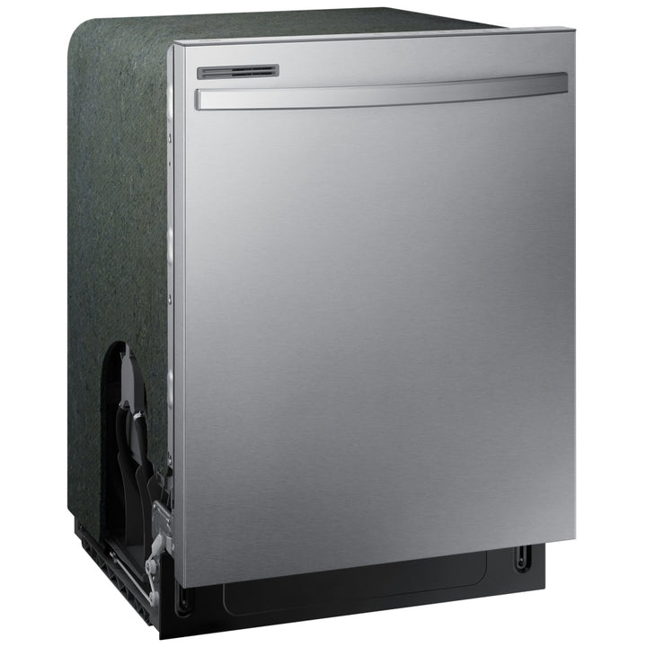 Samsung DW80CG4021SRAA Dishwasher, 24 inch Exterior Width, 53 dB Decibel Level, Fully Integrated, Plastic Interior, 4 Wash Cycles, 14 Capacity (Place Settings), 2 Loading Racks, Stainless Steel colour