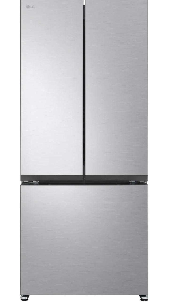 LG LF18CO000S French Door Refrigerator, 30 inch Width, 18.2 cu. ft. Capacity, Counter Depth, ENERGY STAR Certified, Stainless Steel colour, 3-Tier Organization™, Smart Cooling Plus®, SmartPull™ Handle Expand Manufacturer's Warranty: 1