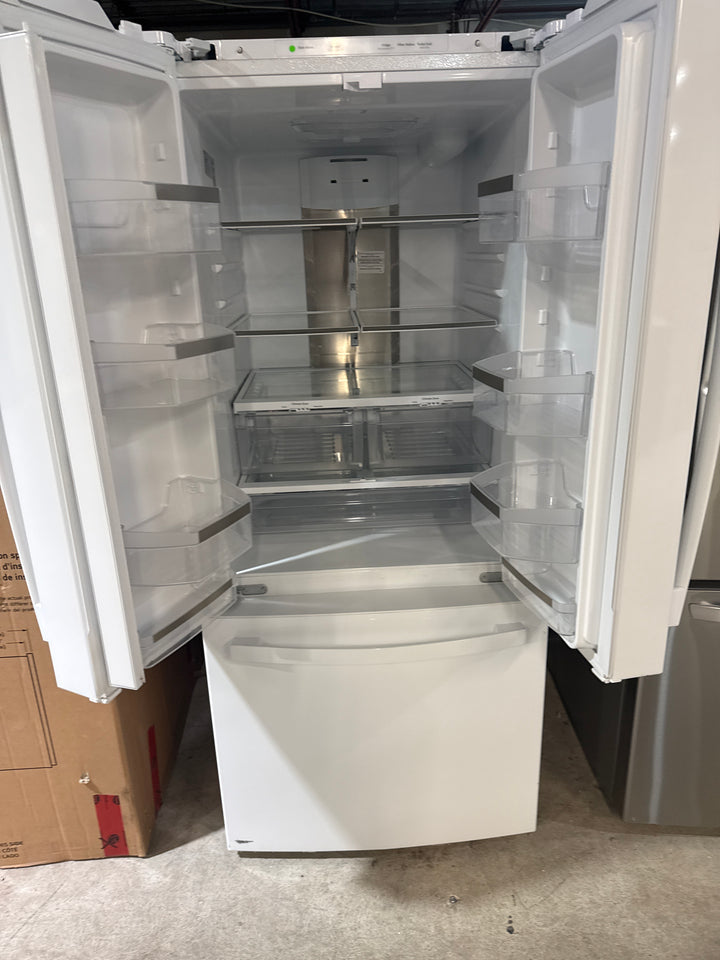 GE Profile PNE21NGLKWW French Door Refrigerator, 30 inch Width, ENERGY STAR Certified, 20.8 cu. ft. Capacity, White colour