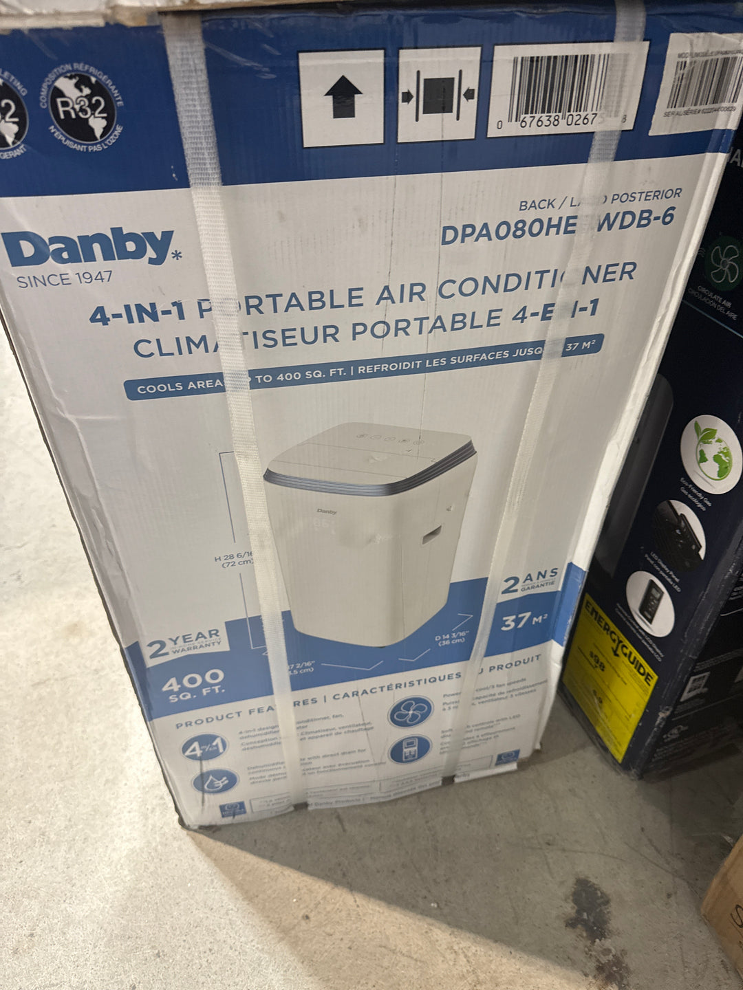 Danby 4 in 1 portable air conditioner - 12500 BTU | DPA080HE3WDB-6