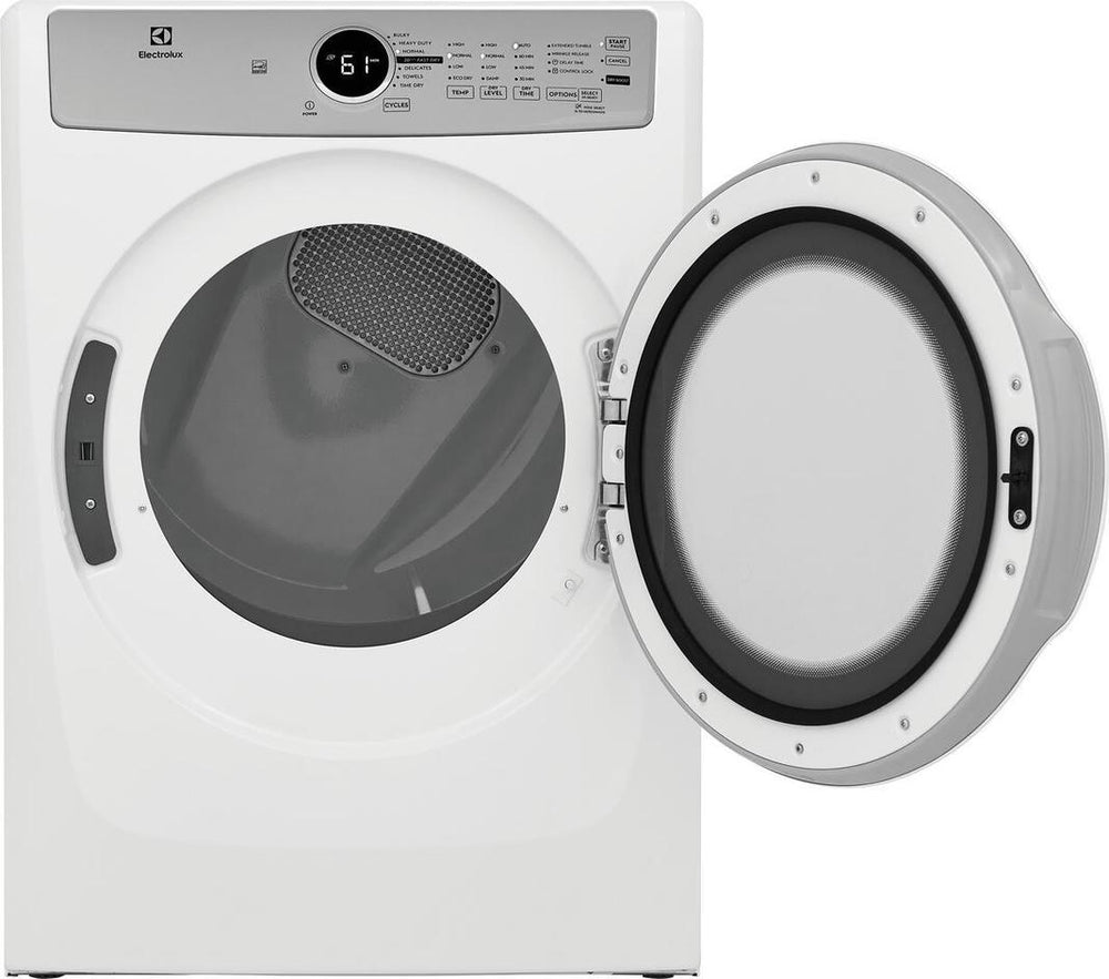 Electrolux - 8 cu. Ft Electric Dryer in White - ELFE733CAW