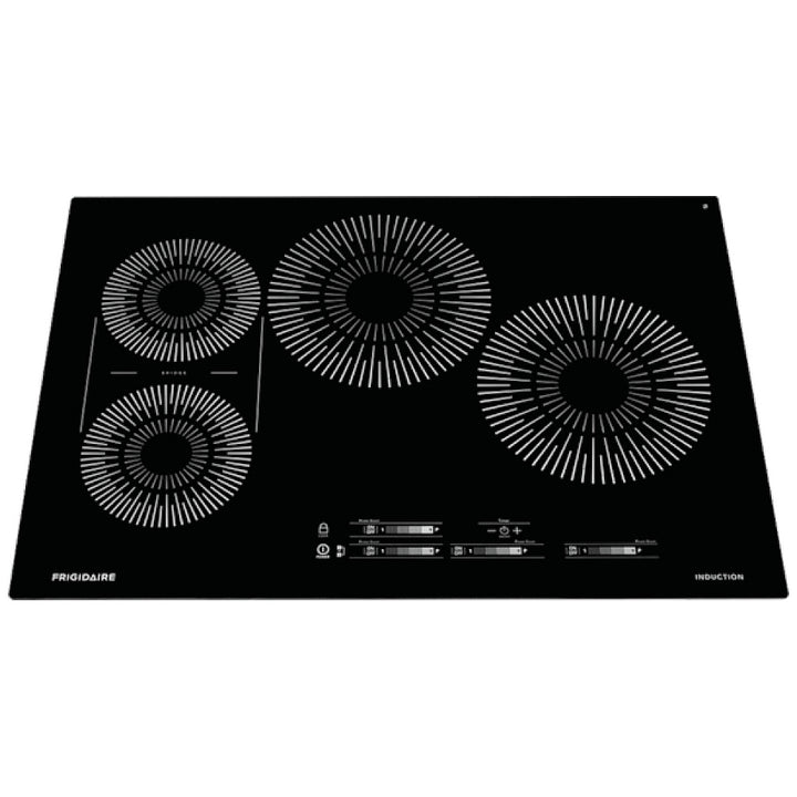 Frigidaire FCCI3027AB Induction Cooktop, 30 inch Exterior Width, 4 Burners, 3,600 W Highest Element, Black colour