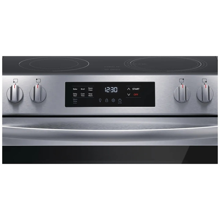 Frigidaire FCFE306CAS 30 inch Front Control Electric Range, 5.3 cu. ft., Stainless Steel