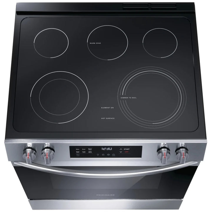 Frigidaire FCFE306CAS 30 inch Front Control Electric Range, 5.3 cu. ft., Stainless Steel