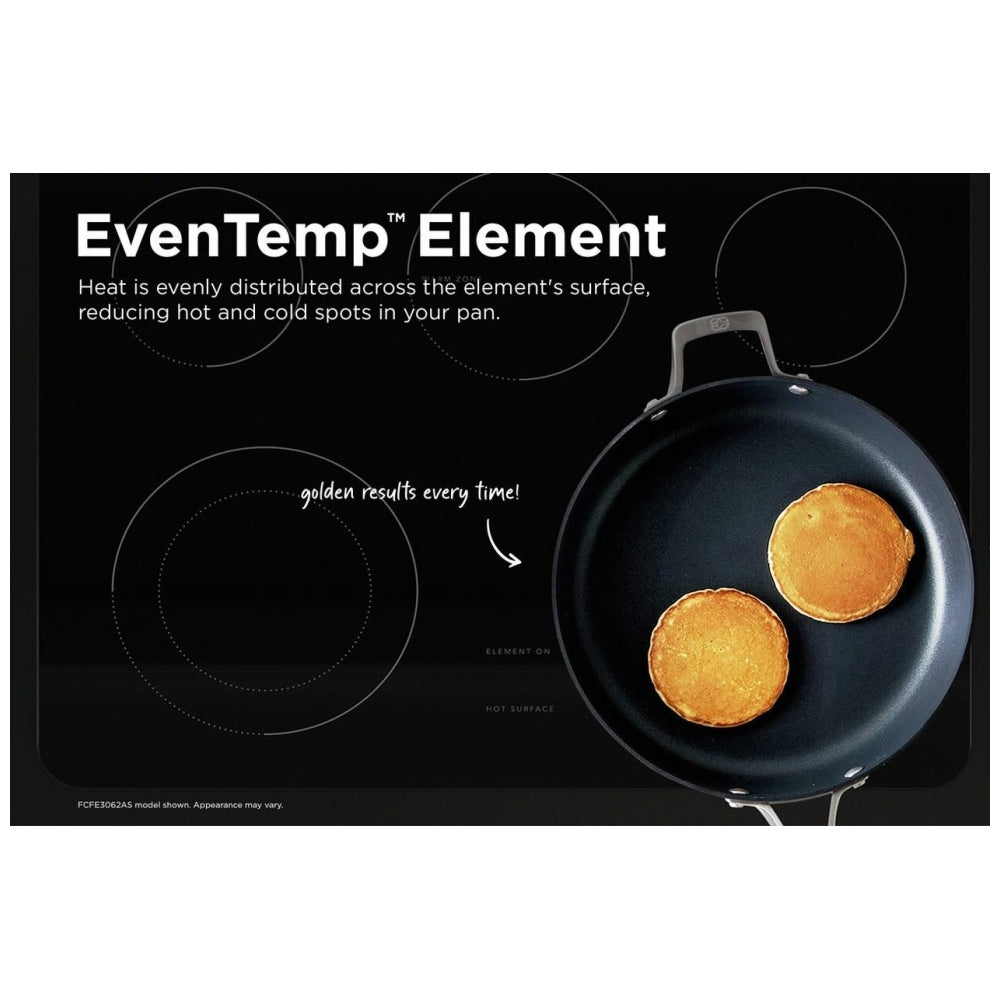 Frigidaire FCRE306CAS Electric Range, 5.3 cu. ft. Capacity, 30 inch Exterior Width, 5 Burners, Storage Drawer, Steam Clean, 3,200 W Highest Element, Stainless Steel colour Steam Clean