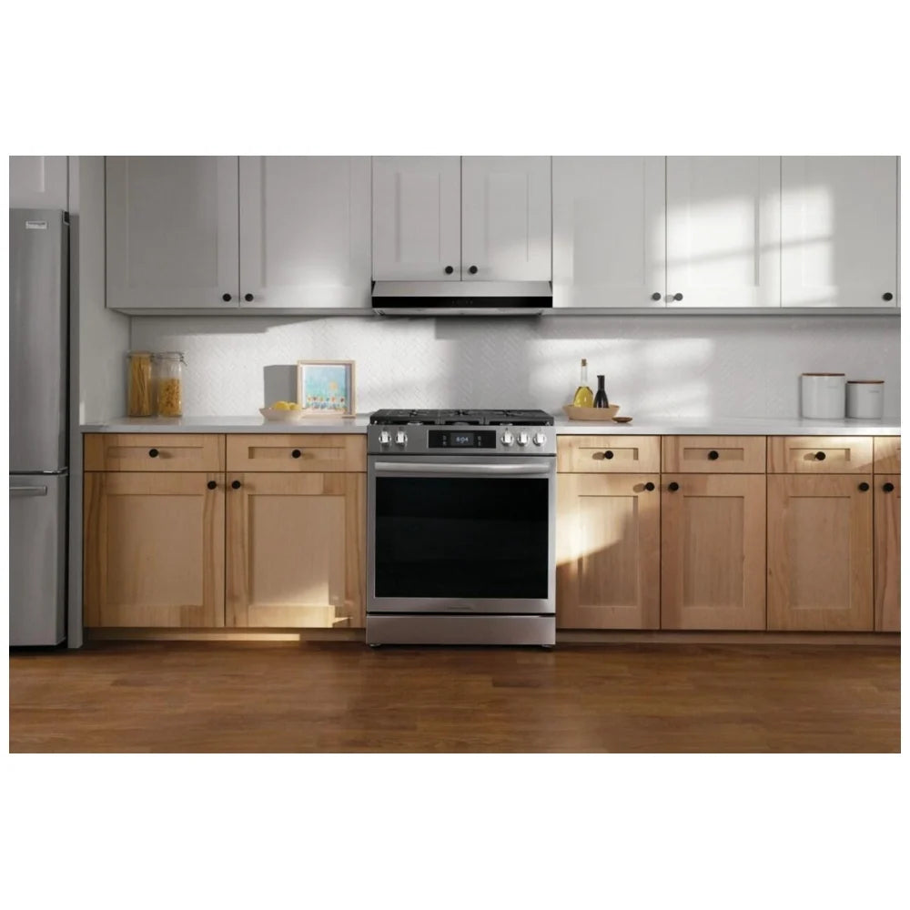 Frigidaire FCVW3062AS Range Hood, 30 inch Exterior Width, 330 CFM, LED, Aluminum Mesh Filter, Stainless Steel colour