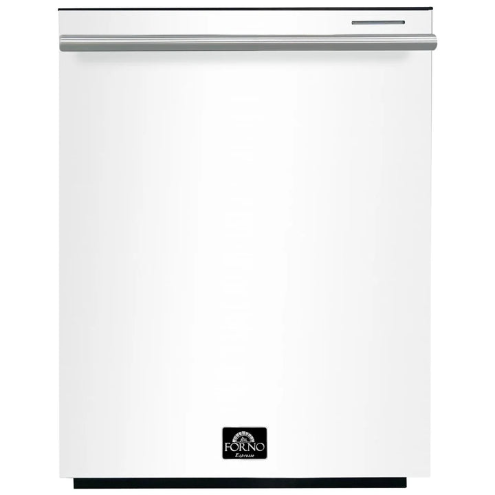 Forno FDWBI8067-24S Dishwasher, 24 inch Exterior Width, 49 dB Decibel Level, Fully Integrated, Stainless Steel (Interior), 6 Wash Cycles, 14 Capacity (Place Settings), 3 Loading Racks, Stainless Steel color