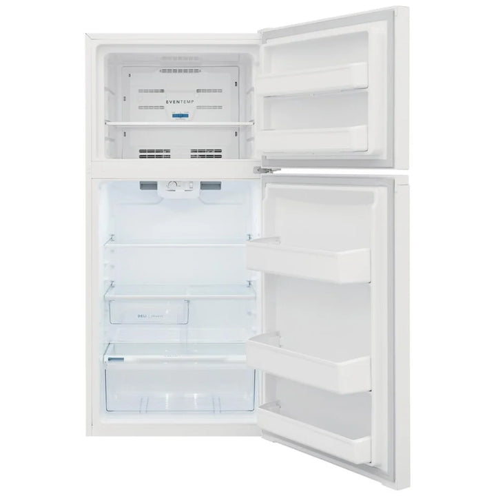 Frigidaire FFHT1425VW Top Freezer Refrigerator, 28 inch Width, ENERGY STAR Certified, 13.9 cu. ft. Capacity, White colour