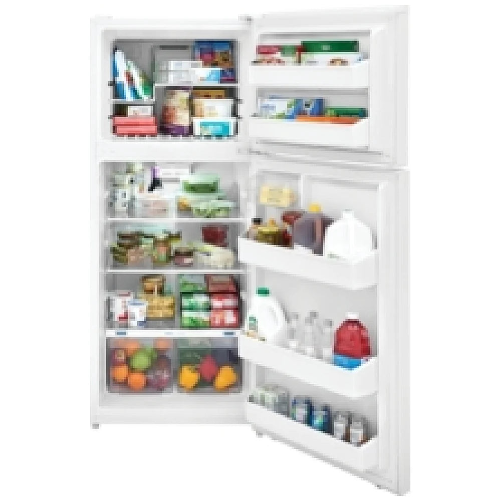 Frigidaire FFHT1822UW Top Freezer Refrigerator, 28 inch Width, ENERGY STAR Certified, 17.6 cu. ft. Capacity, White colour