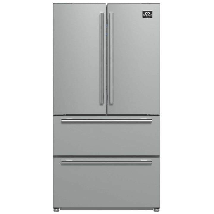 Forno Moena 19.2 Cu.Ft. 36-in French Door Refrigerator FFRBI1820-36SB