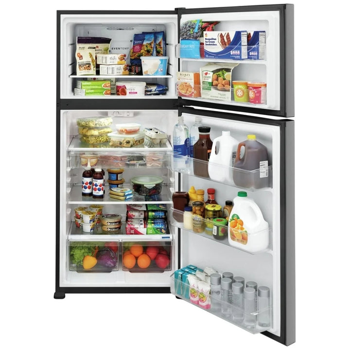 Frigidaire FFTR2045VS Top Freezer Refrigerator, 30 inch Width, 19.6 cu. ft. Capacity, Stainless Steel colour FFHT2045VS3