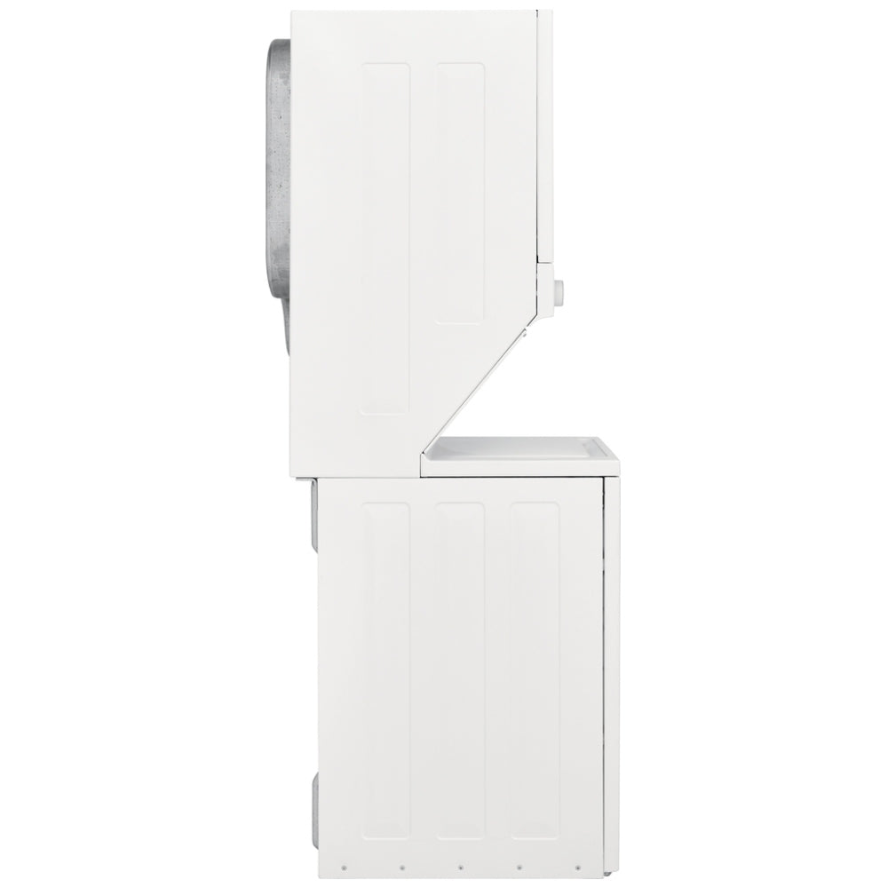 Frigidaire FLCE752CAW Laundry Center, Contains Agitator, White colour Washer: 4.5 cu. ft. Capacity, 27 inch Width, 10 Wash Cycles, 850 RPM Spin Speed