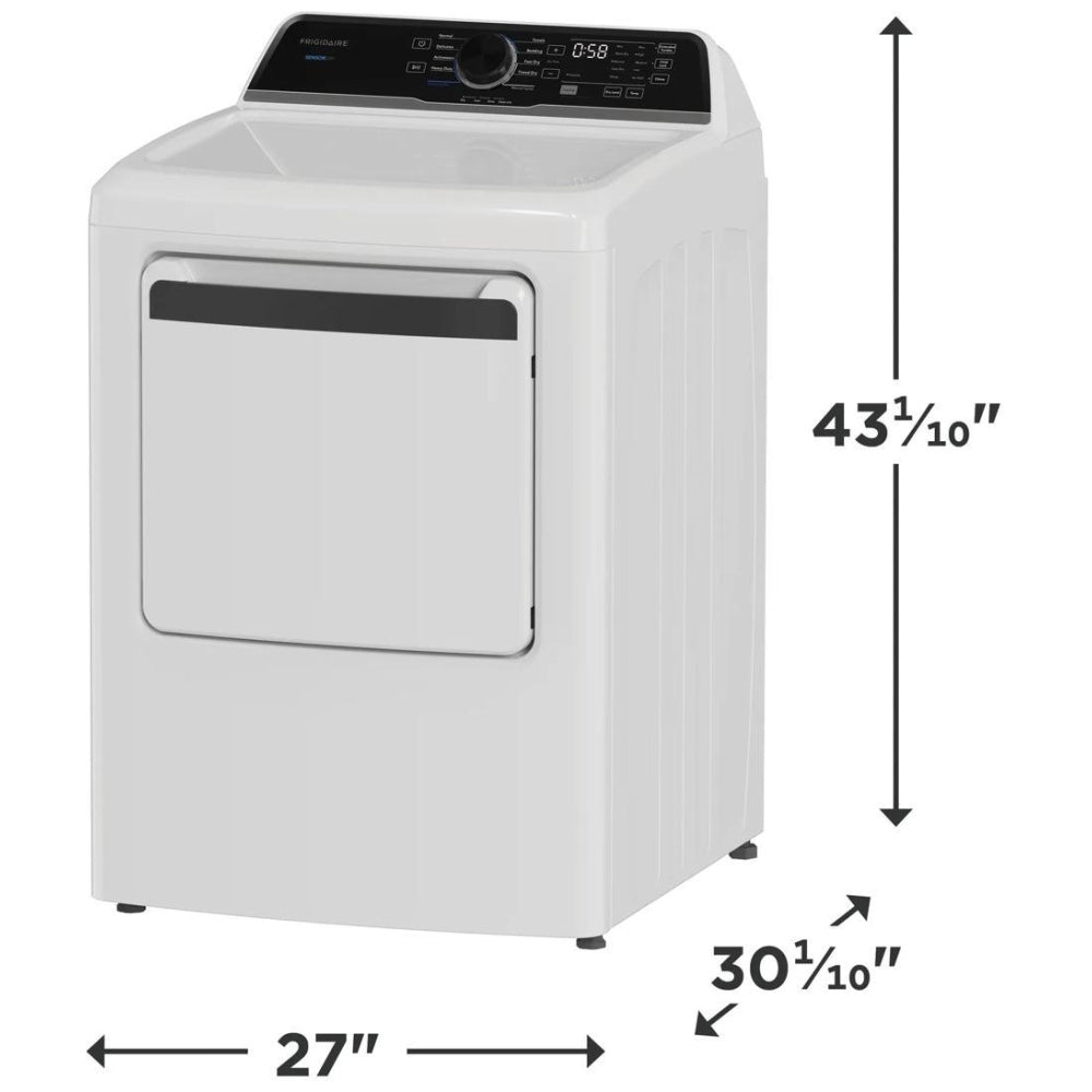 Frigidaire FLVE752CBW 7 cu. ft. Electric Dryer, White