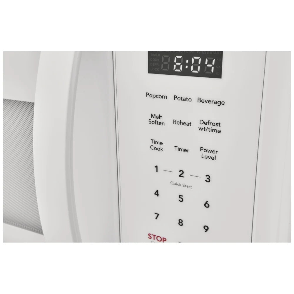 Frigidaire FMOS1846BW Over the Range Microwave, 30 inch Exterior Width, 1.8 cu. ft. Capacity, 300 CFM, 1,000 W Watts, LED, White colour