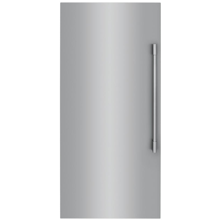 Frigidaire Professional FPFU19F8WF Upright Freezer, 33 inch Width, 18.6 cu. ft. Capacity, Frost Free, Reversible Door, Stainless Steel