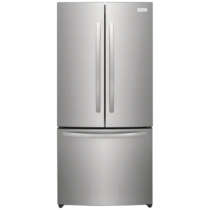 Frigidaire FRFG1723AV French Door Refrigerator, 31 inch Width, ENERGY STAR Certified, Counter Depth, 17.6 cu. ft. Capacity, Brushed Steel colour