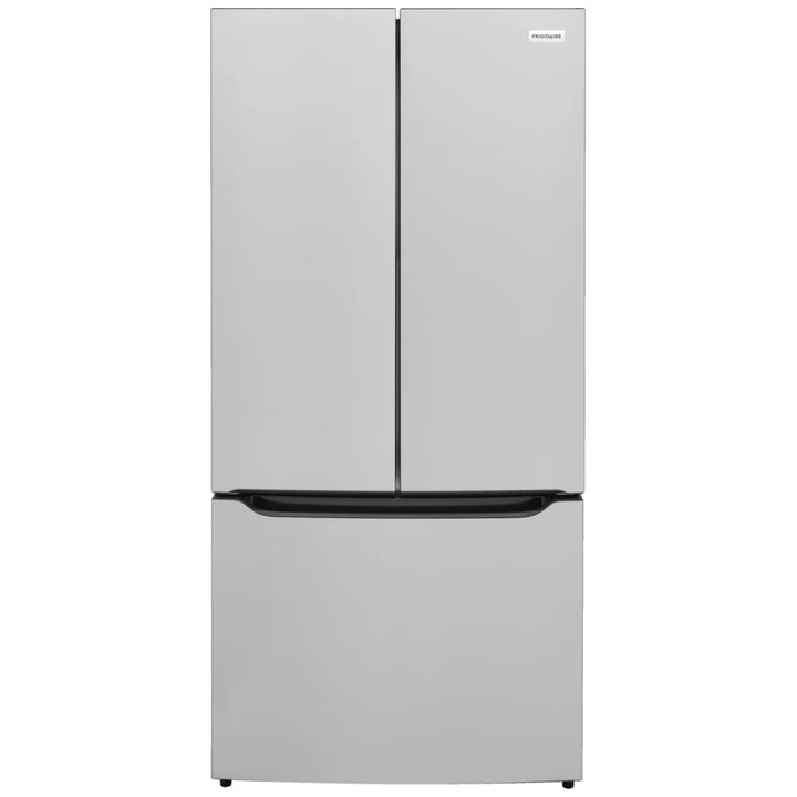 Frigidaire FRFG2033AV Counter Depth French Door Refrigerator, 33 inch Width, 19.6 cu. ft. Capacity, Counter Depth, Water Dispenser (Interior), Ice Dispenser (Freezer Located), ENERGY STAR Certified, Stainless Look colour, CrispSeal® Plus Crispers