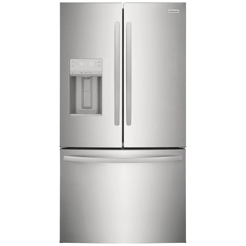 Frigidaire FRFS2823AS French Door Refrigerator, 36 inch Width, ENERGY STAR Certified, 27.8 cu. ft. Capacity, Water Dispenser (Exterior), Ice Dispenser (Thru Door), Stainless Steel color