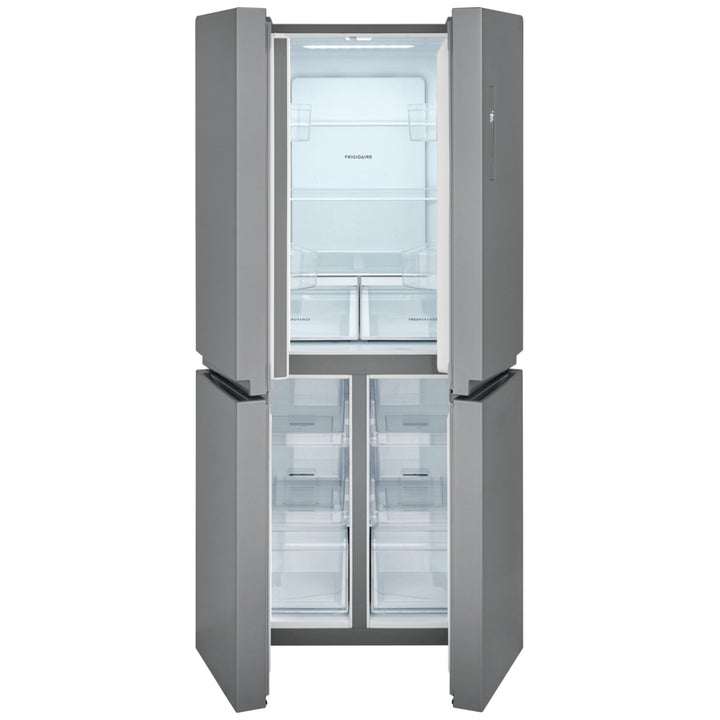 Frigidaire FRQG1721AV Counter Depth French Door Refrigerator, 33 inch Width, 17.4 cu. ft. Capacity, Counter Depth, Brushed Steel colour