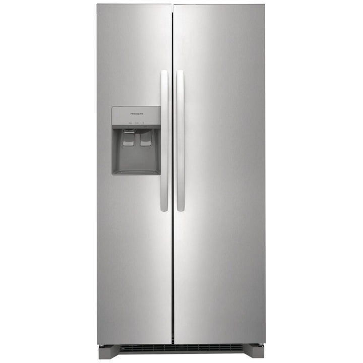 Frigidaire 33" 22.3 Cu. Ft. Side-By-Side Refrigerator with Ice & Water Dispenser (FRSS2323AS) - Stainless Steel