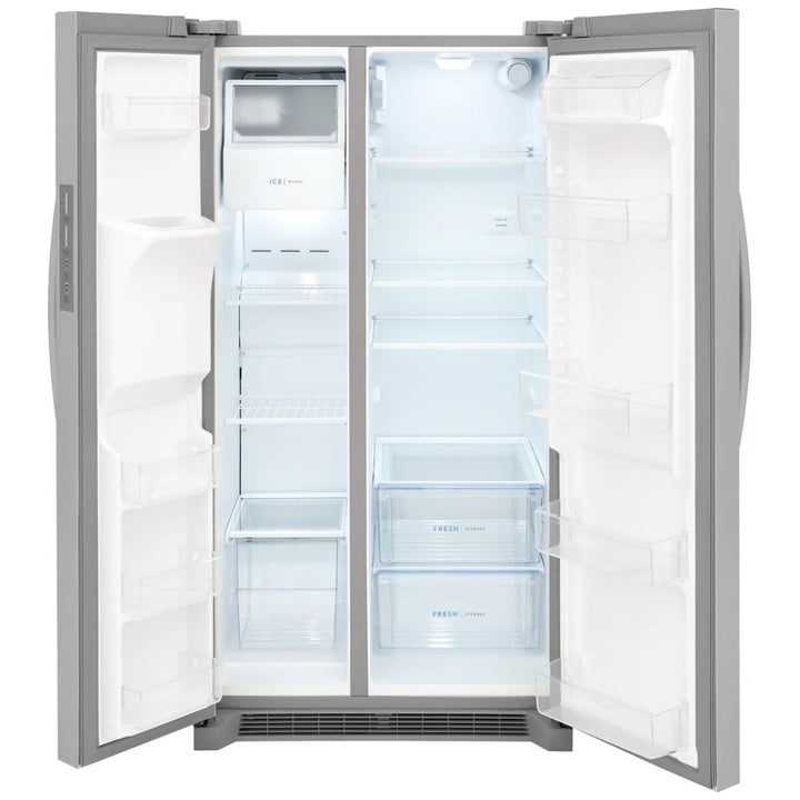 Frigidaire 25.6 Cu. Ft. 36'' Standard Depth Side by Side Refrigerator FRSS26L3AF Stainless Steel
