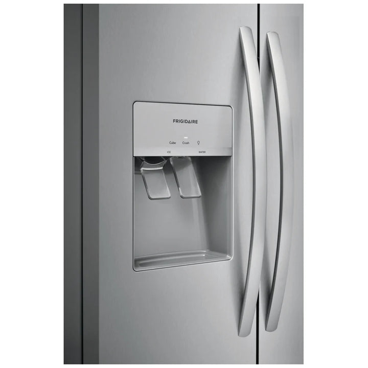 Frigidaire 25.6 Cu. Ft. 36'' Standard Depth Side by Side Refrigerator FRSS26L3AF Stainless Steel