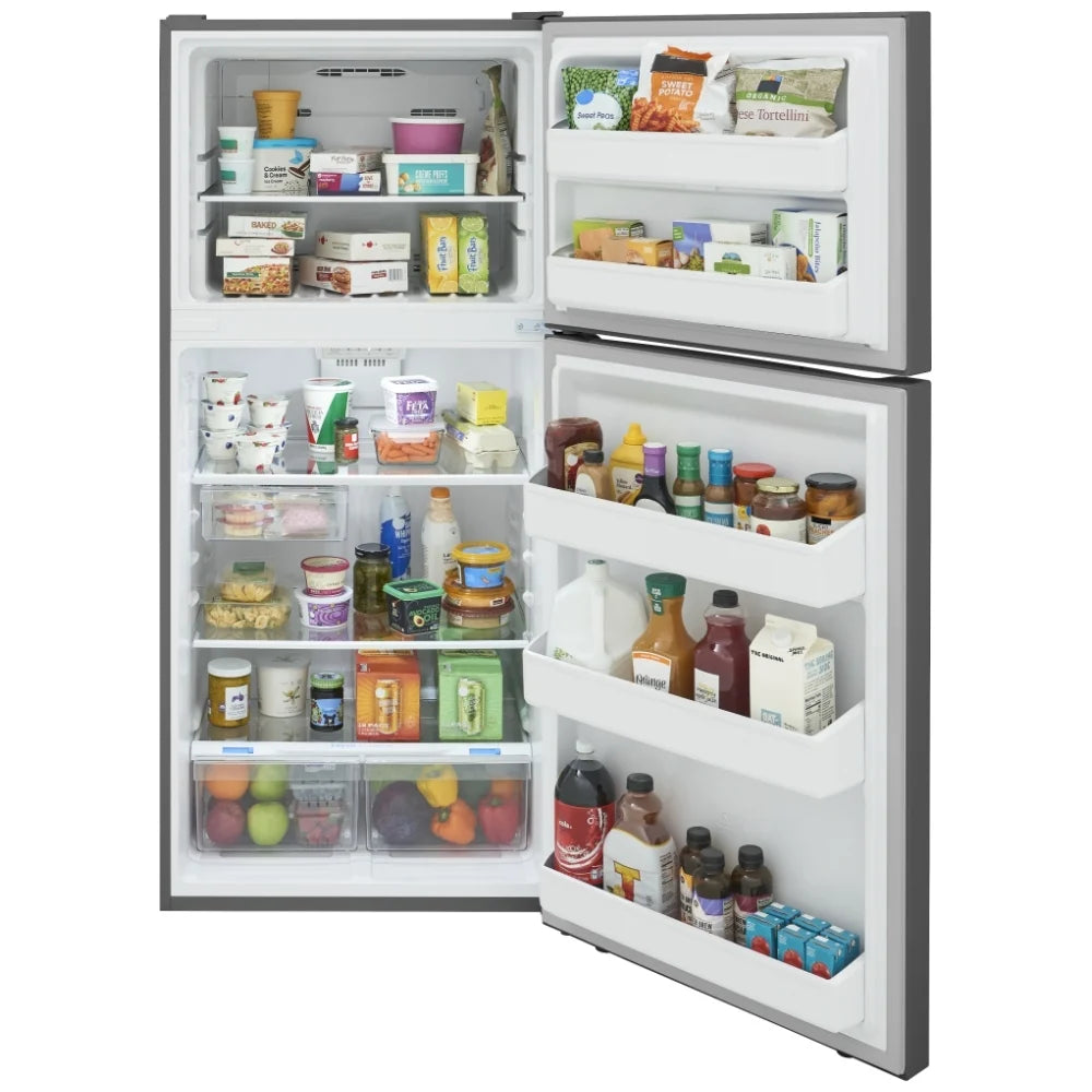 Frigidaire FRTE1835AS Top Freezer Refrigerator, 30 inch Width, 18.2 cu. ft. Capacity, ENERGY STAR Certified, White colour