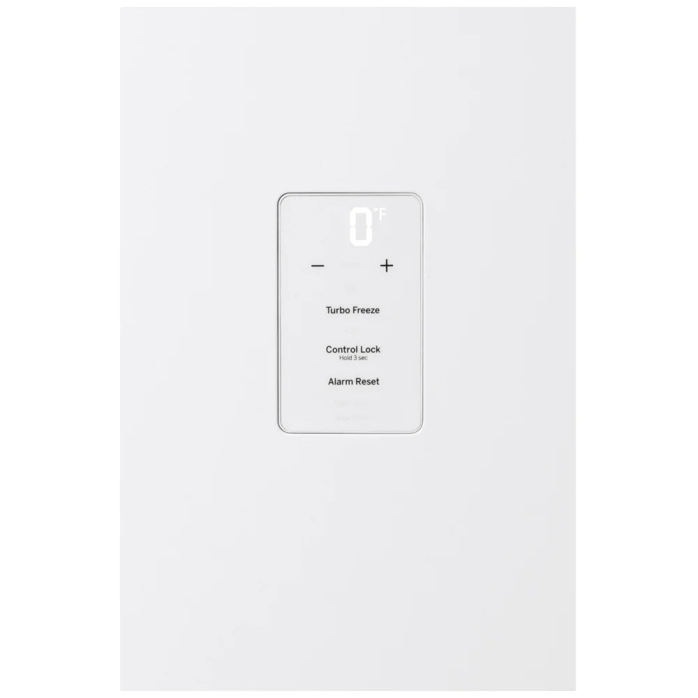 GE FUF21DLRWW Upright Freezer, 33 inch Width, 21.3 cu. ft. Capacity, Frost Free, ENERGY STAR Certified, Interior Light (Freezer), White colour Garage ready