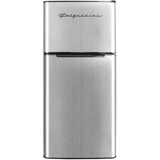 Frigidaire, 4.5 Cu. ft., 2 Door Compact Refrigerator-Chrome Trim, EFR451, Platinum. EFR451-C