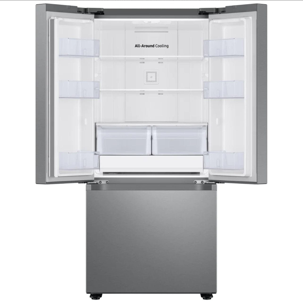 Samsung 22 cu.ft. 30" French Door Refrigerator with modern design RF22A4111SR/AA – Stainless Steel