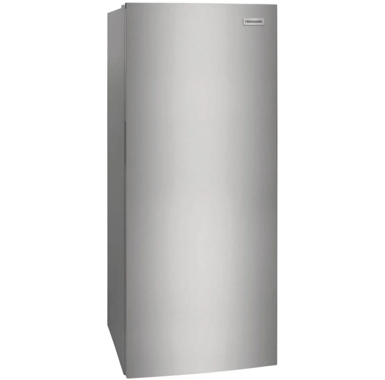 Frigidaire FFFU16F2VV Upright Freezer, 16 cu. ft. Capacity, Automatic, Reversible Door, Interior Light (Freezer), Stainless Steel colour Garage Ready, Frost Free