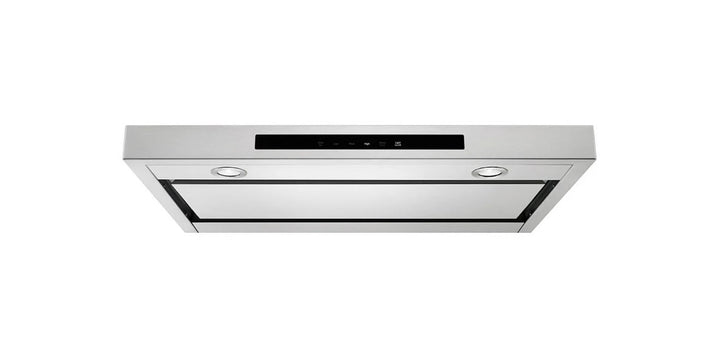 KitchenAid KVUB400GSS Range Hood, Under-Cabinet, Under-Cabinet, 30" Exterior Width, 400 CFM, Outside / Ducting, LED, Dishwasher Safe Filters, Aluminum Mesh, Stainless Steel colour