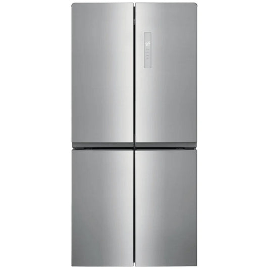 Frigidaire FRQG1721AV French Door Refrigerator, 33" Width, Counter Depth, 17.4 cu. ft. Capacity, Brushed Steel