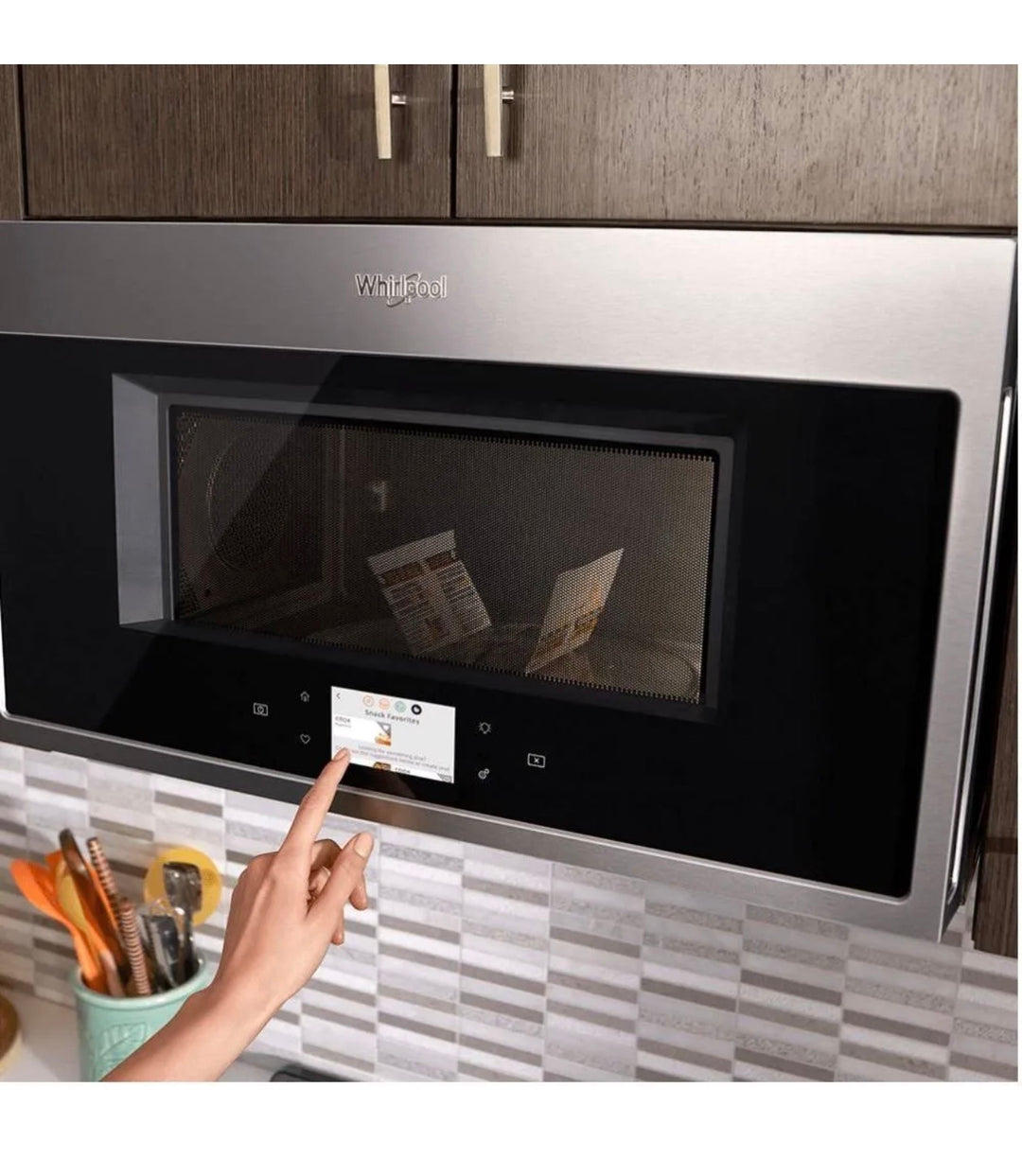 whirlpool 1.9 cu. ft. Smart Over-the-Range Microwave with Scan-to-Cook technology(YWMHA9019HV)