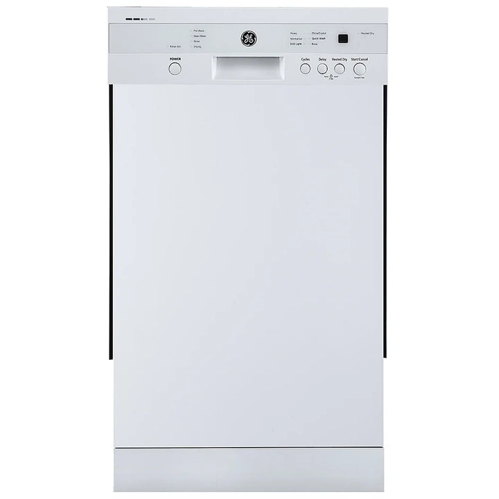 GE GBF180SGMWW 18″ Built-In Dishwasher – White