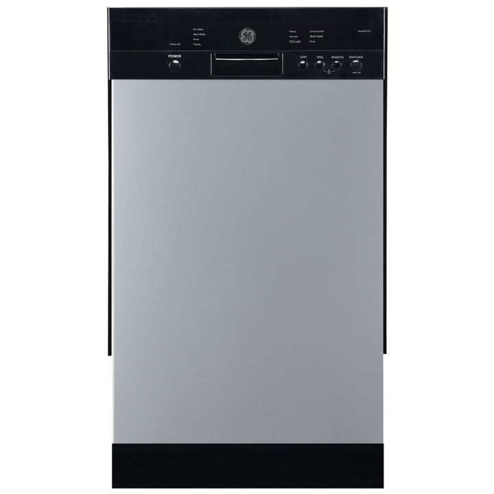 GE 18" Built-In Front Control Dishwasher with Stainless Steel Tall Tub Stainless Steel - GBF180SSMSS