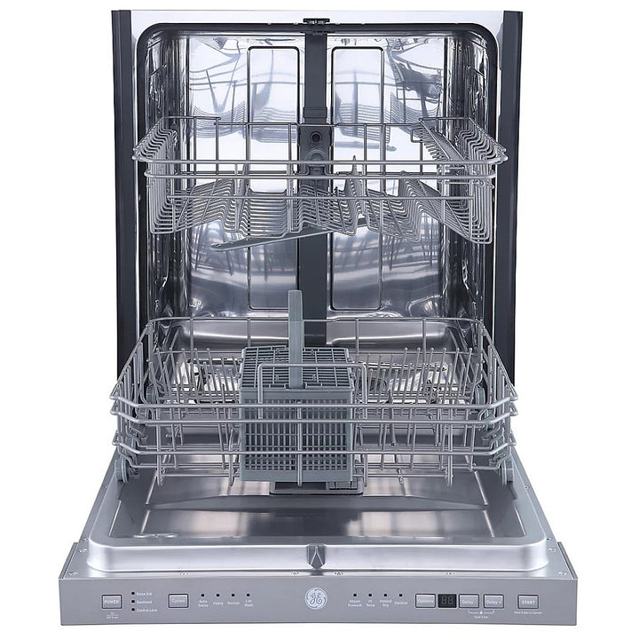 GE Dishwasher, 24" Exterior Width, Lid Scratched,52 dB Decibel Level, Fully Integrated, Stainless Steel (Interior), 4 Wash Cycles GBP534SSPSS