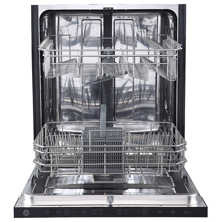 GE 24" Built-In Top Control Dishwasher with Stainless Steel Tall Tub Panel Ready - GBT412SIMII
