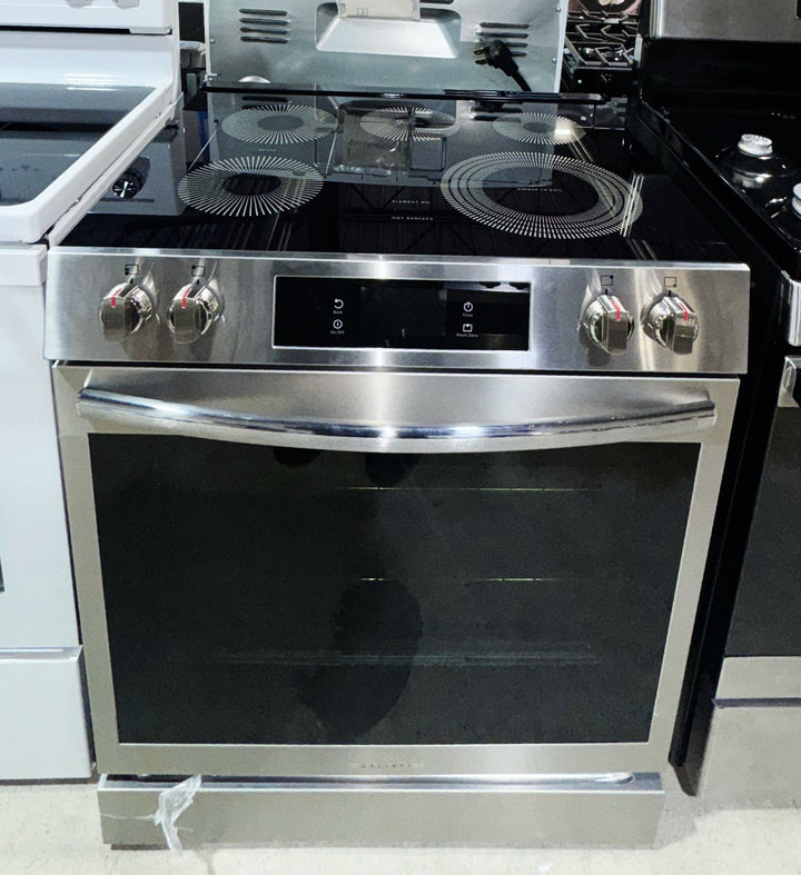 Frigidaire Gallery GCFE306CBF Range, Electric, 30 inch Exterior Width, 5 Burners, 6.2 cu. ft. Capacity, Stainless Steel Steam Cooking,